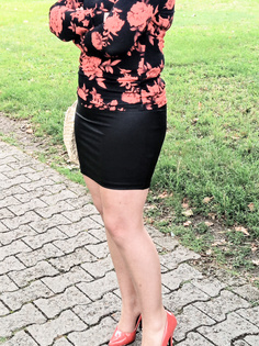 Ehefrau sexy in High Heels