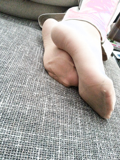 Nylonfüsse meiner Frau