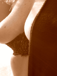 Lady Karen. Lange Zucchini ganz tief drin