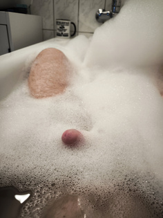 Geil in der Wanne.
