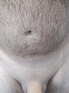 Unter der Dusche hab mich frisch rasiert