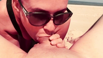 Blasen am Strand