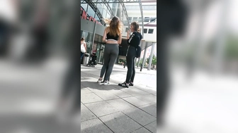 Teen Ärsche in Leggings