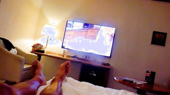 Wichsen bei Porno gucken