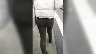 Teenager Arsch auf der Straße