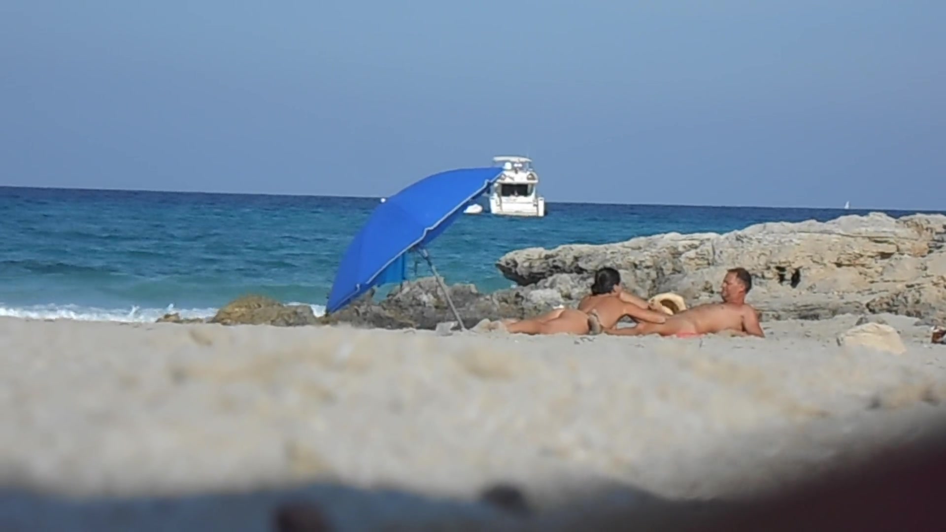 Handjob am FKK Strand