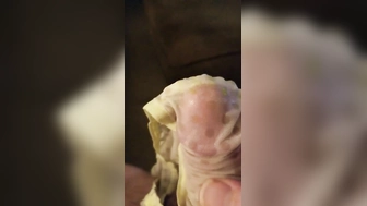 In den Slip gespritzt