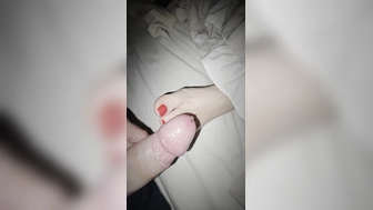 Sperma für Traum Füße meiner Frau