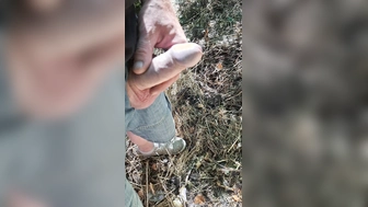 Outdoor Wichsen Im Wald ich war sowas von geil