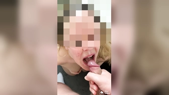 Spermaladung schlucken