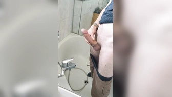 Penis kurz vor Abspritzen