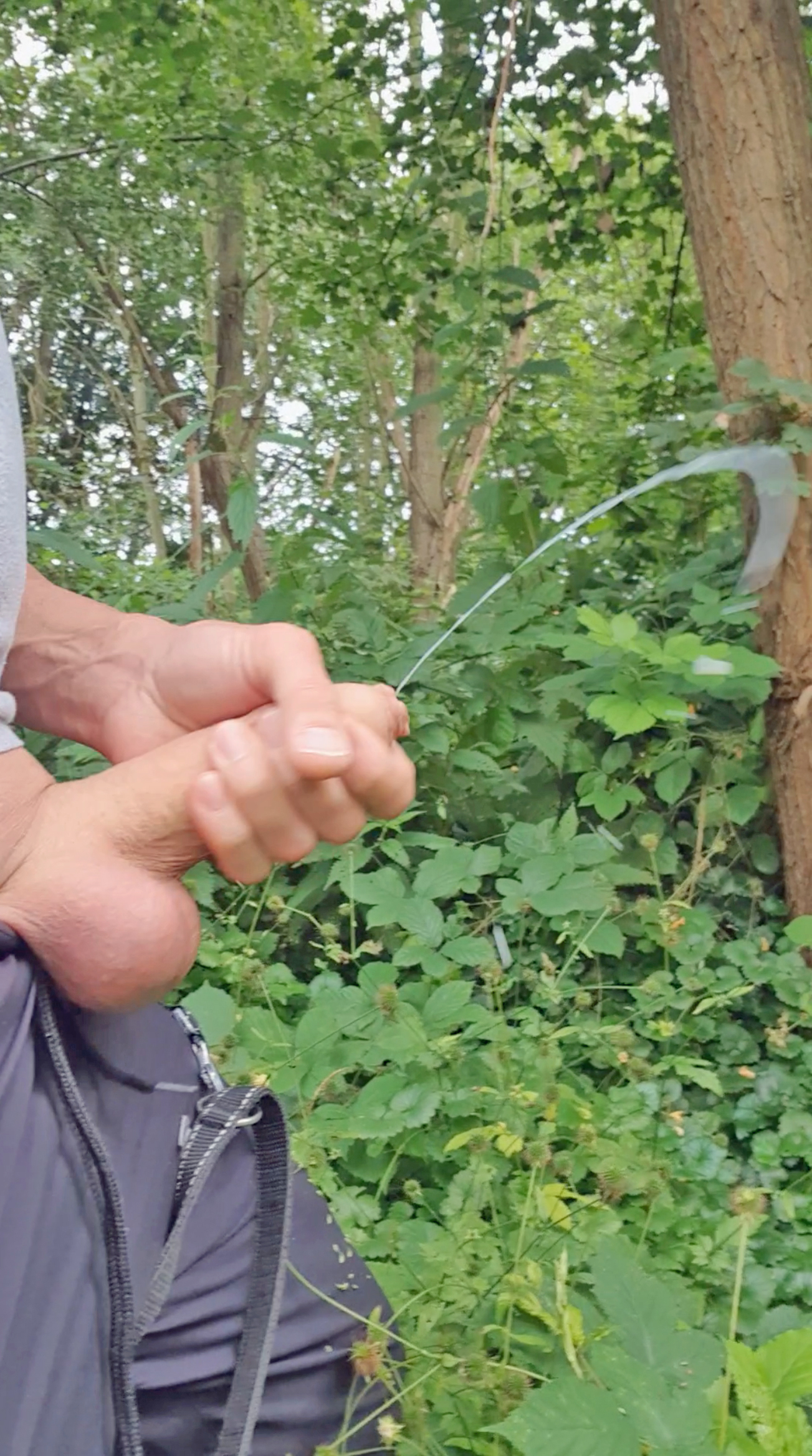 Im Stadtpark öffentlich abspritzen