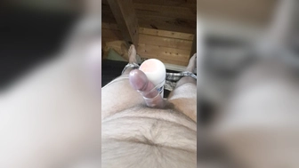 Geiler Schwanz vs Magic Wand Vibrator