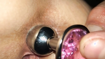 Sexpress mit Plug im Arsch