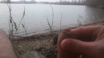 Wichsen am Baggersee