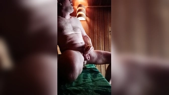 Sauna wichsen und anal
