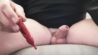 Geil wichsen und die Vorstellung Du siehst mir zu