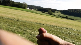 Im Frühling wichsen
