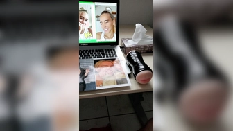 Lisa und Lena Sperma Tribut mit HappyEnd