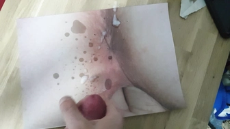 Abspritzen auf Tinas/nudeforyou geilen Arsch(Cum Tribute)