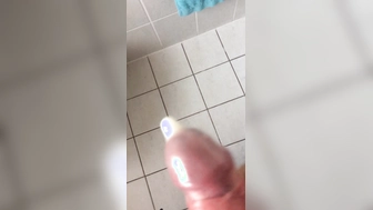 Abspritzen ins Kondom