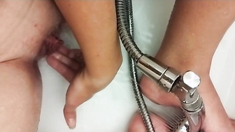 Dusche schön feucht