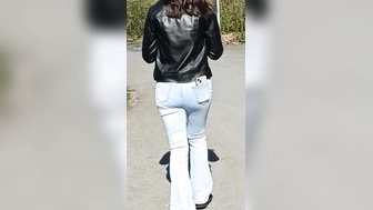 Teenager Mädchen heimlich gefolgt