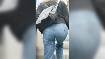 Knackarsch in blue Jeans