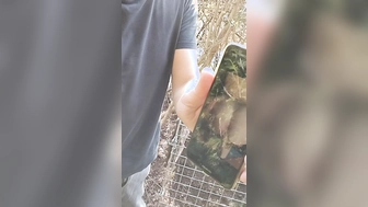 Outdoor Tribut für die geile Freundin123