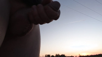 In den Sonnenaufgang gespritzt...