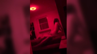 Freundin reitet mich nach dem feiern