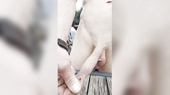 Meine Vorhaut lang gezogen....