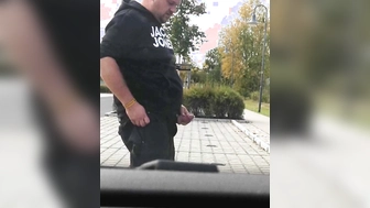 Mein Schwanz in freier Natur