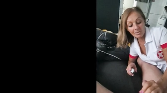 Krankenschwetser war auf Besuch