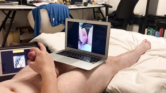 Zu Lauras Fotos und SB-Clip gewichst