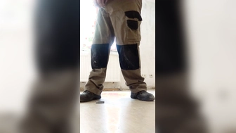 Wixen mal schnell bei der Arbeit