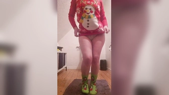 Christmas Striptease Video für Euch