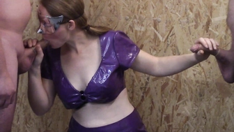 Erstmal schön 2 Männer angeblasen