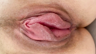 Muschi schön gepumpt