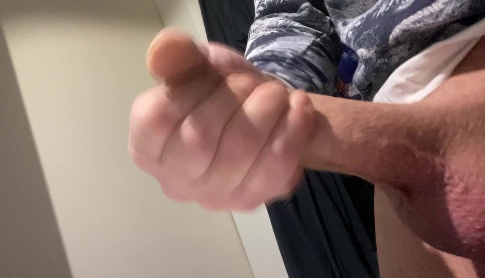 Schön im Bad ein runtergeholt