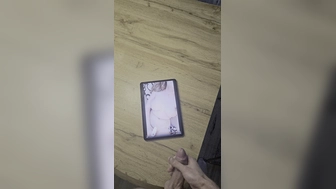 Auf Leni heftig abgespritzt