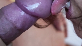 An der Eichel saugen !