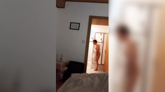 Dusche 2.Teil schön abtrocknen