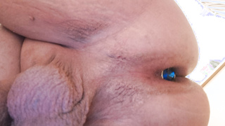 Plug im Männer Hintern