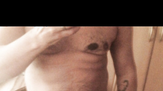 Mein beschnitter,geiler,rasierter Schwanz