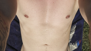 Braun werden im Garten