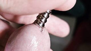 Schwanz mit Metall Dilator verwöhnen...