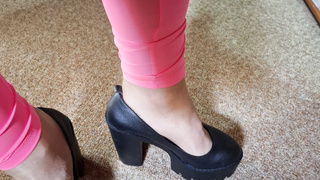 Rosa Dessous mit Leggin