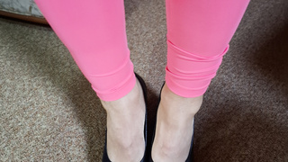 Rosa Dessous mit Leggin