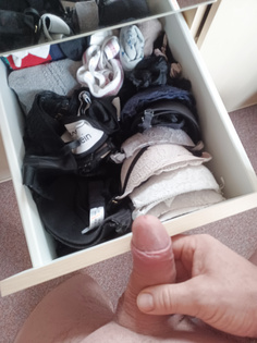 Auf die geilen Tangas der 18jährigen Stieftochter eines gewichst